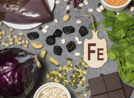 продукты с большим содержанием железа