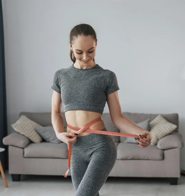 девушка худеет в домашних условиях